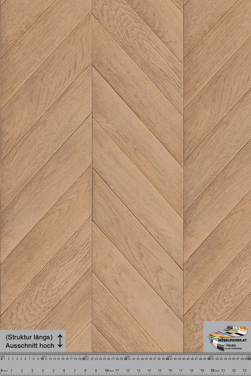 Holz: Parkett Fischgrät hell MPDW715 für Esstisch, Wohnzimmertisch, Küchentisch, Tische, Sideboard und Schlafzimmerschränke