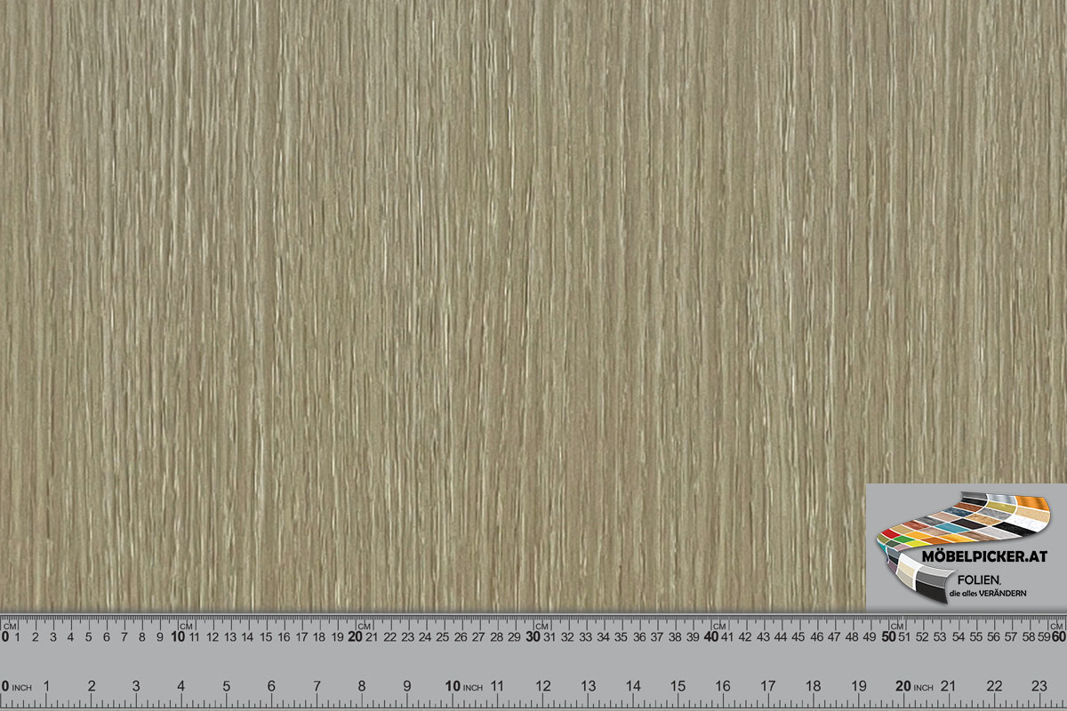 Möbelfolie, Klebefolie, Dekorfolie, Folie, Holz: Eiche graubraun gestreift MPVKW322