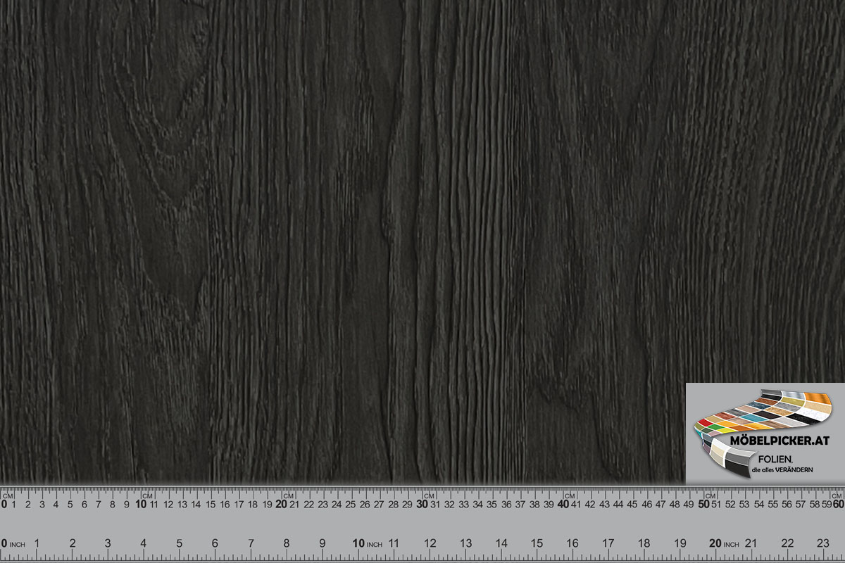 Möbelfolie, Klebefolie, Dekorfolie, Folie, Holz: Esche dunkelgrau MPVPW703