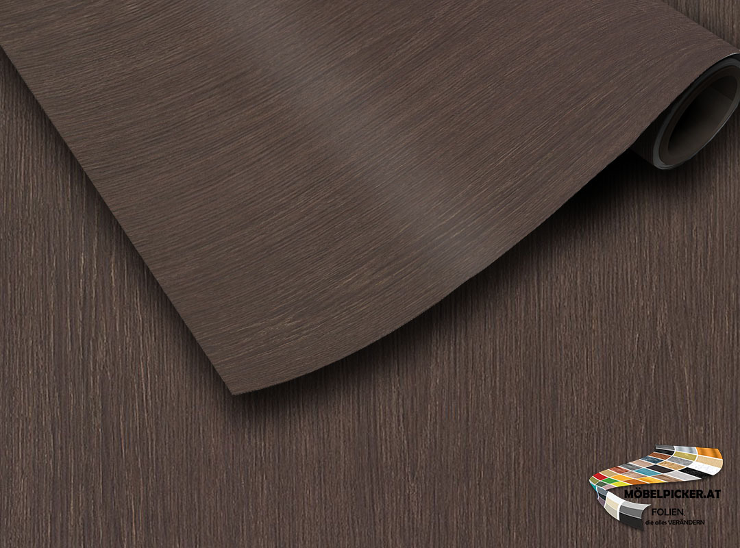 Holz: Eiche dunkelbraun MPZ836S - Möbelfolie, Klebefolie, Dekorfolie, Küchenfolie, Architekturfolie, Möbelbaufolie